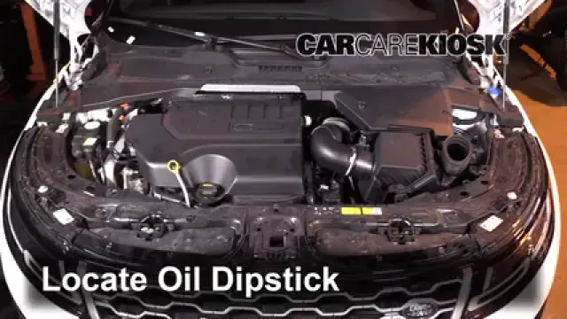 2020 Land Rover Range Rover Evoque SE 2.0L 4 Cyl. Turbo Oil Check Oil Level